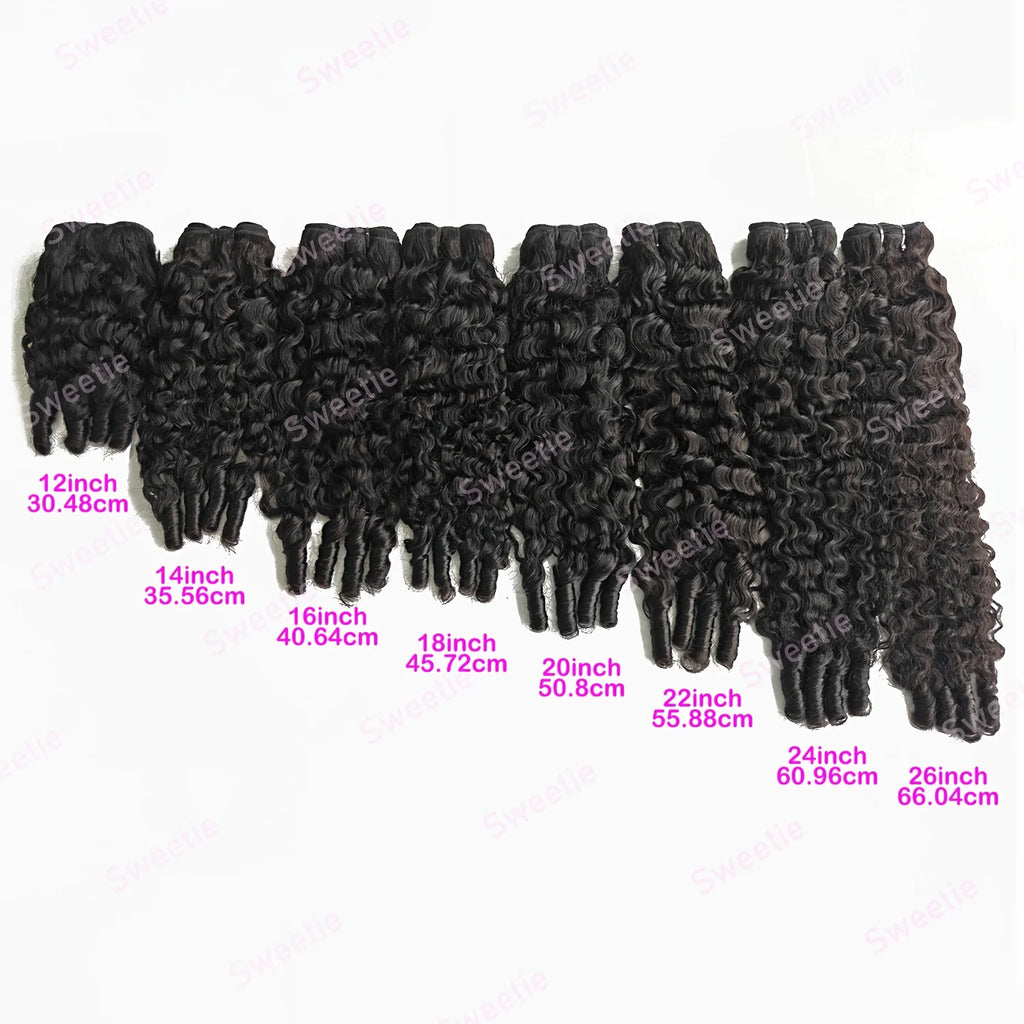 Burmese Curly Bundles 100% Human Hair Sew Brazilian Virgin Remy Hair Extensions In Bundles 30 Inch Raw Hair Bundles Double Weft