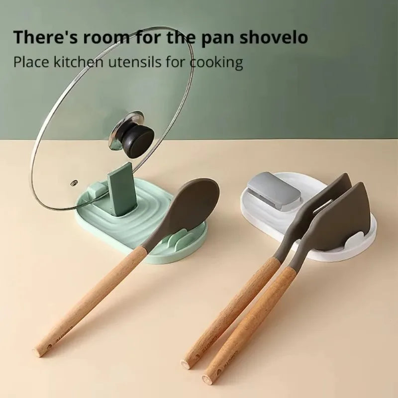 New Polychrome Storage Rack Multifunctional Practical Soup Spoon Pad Non-slip Pot Lid Rack