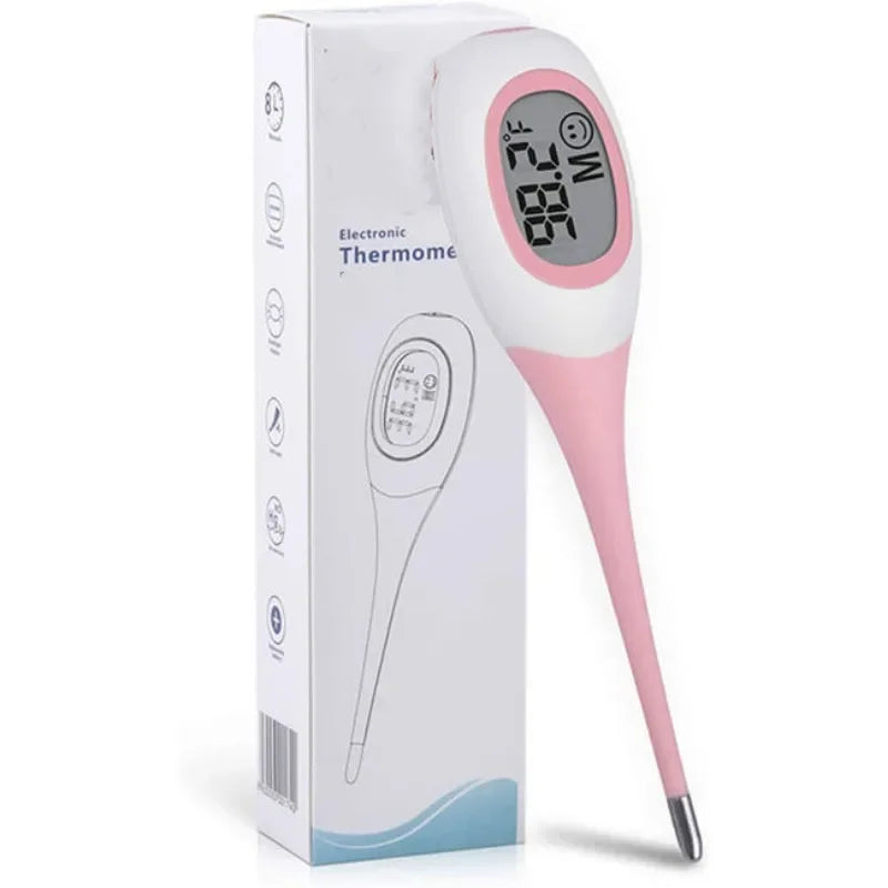 Digital Pet Thermometer | 8-Second Fast Read | Oral & Armpit Dual Modes | LED Display | Accurate Fever Alert | Temperature Tool