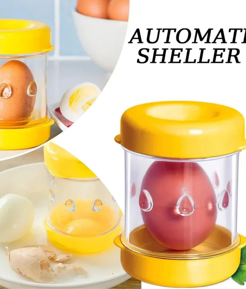 Hand-cranked Automatic Egg Sheller 1pc New Household Shell Peeling Machine Egg Opener Tool Fully Automatic Small Egg Tool