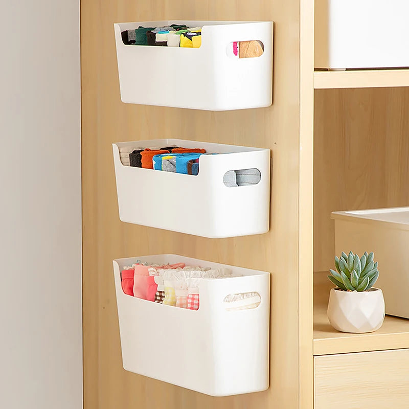Kitchen Interior Wall Shelves Non Perforated Cling Film Rack Spice Organizer Cabinet Storage Solution for Kitchen Accessories
