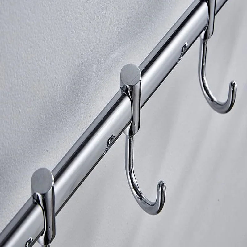 Punch-Free Hook Racks Kitchen Storage Rack Knife Wall Hanging Storage Pendant Multi-Function Pot Rack Kitchen Stainless Steel