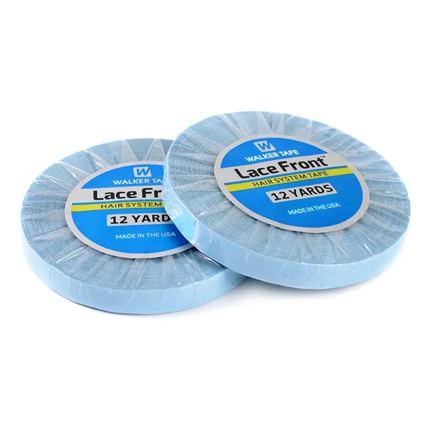 Super Hair Blue Tape Double-Sided Adhesive Tape 0.8/1/2CM 12 Yards for Hair Extensions Lace Wigs Toupees