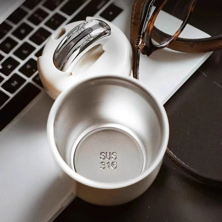 OTE Oudi Coffee Accompanying Cup Insulation Small Portable Girls High Value Mini Cute Pocket Takeaway Water Cup