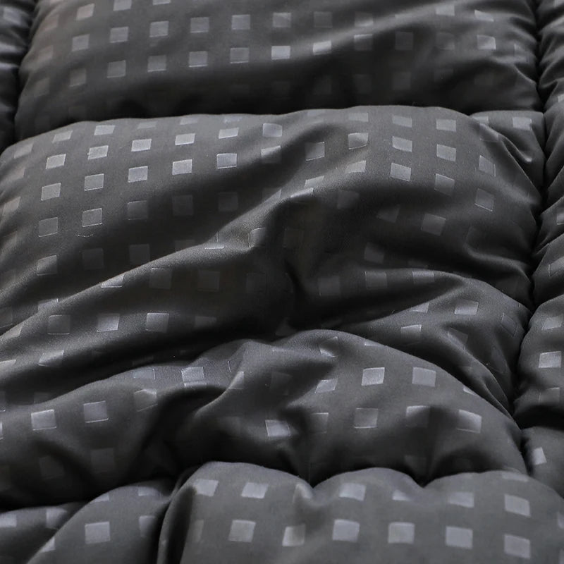 Twin Full Queen King Dark Grey White 360g Per Square Meter Filling Mattress Topper Mattress Protector Cover