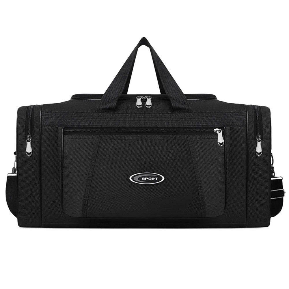 Oxford Big Travel Bag Large Capacity Weekend Duffle Bag Waterproof Portable Unisex Zipper Outdoors Business Duffle Bag