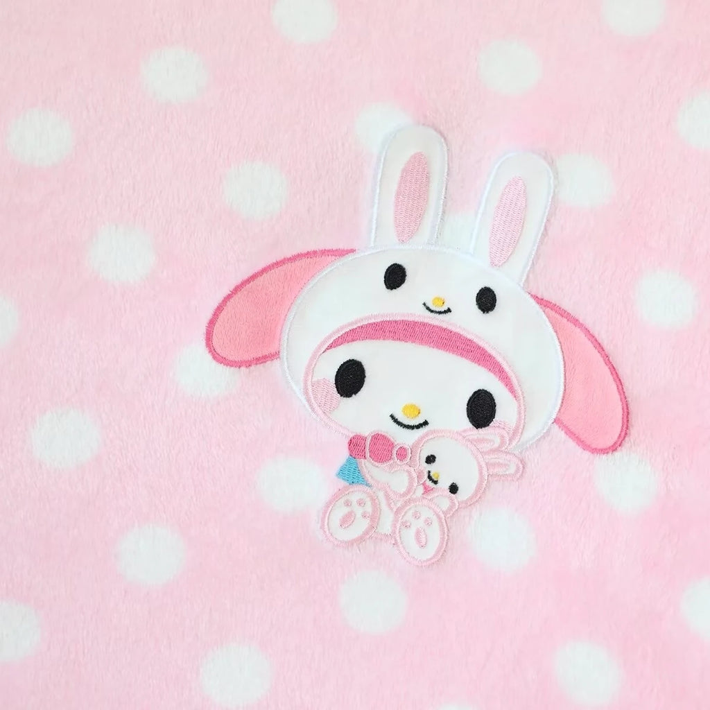 Cute Kuromi My Melody Blanket Lovely Pochacco Cinnamoroll Japanese Style Anime Nap Blanket For Girl Child Single Size