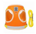 Dog Cat Harness Escape Proof Breathable Leash for Walking Outdoor Easy Control Pet Dog Cat Leash Reflective Harness