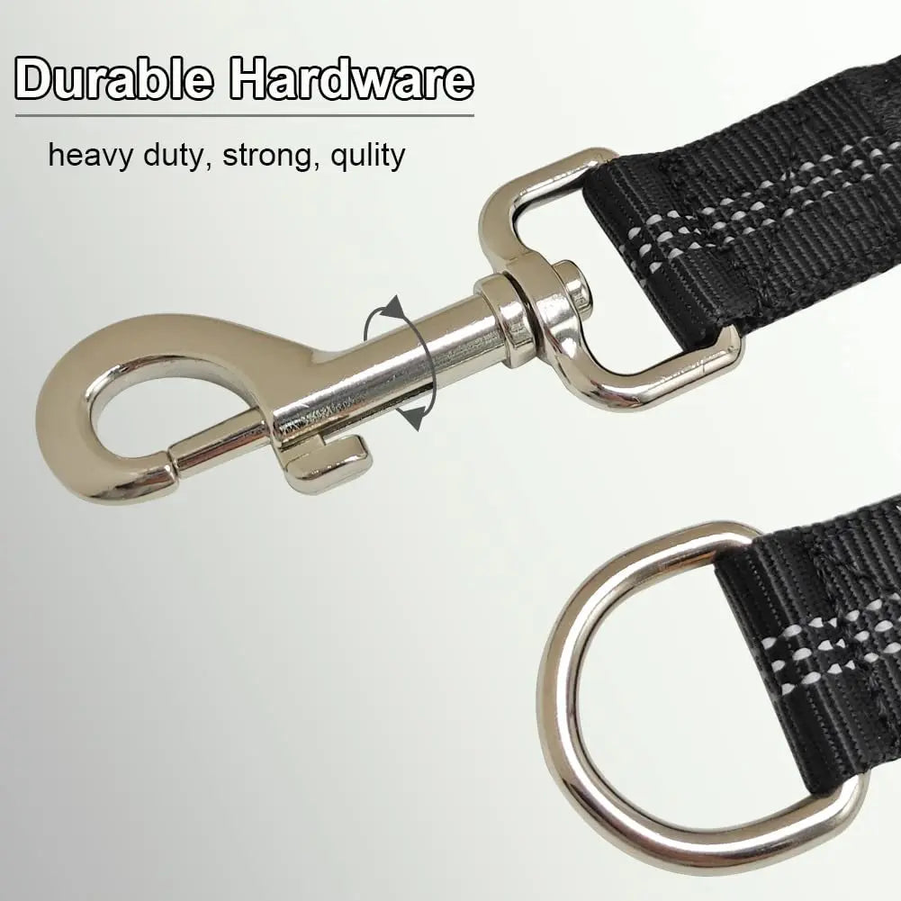 Dog Lead Shock Absorber Medium Dogs Pet Elastic Rope Indestructible Toys Walking Leads Extension Bungee Black Training Leash