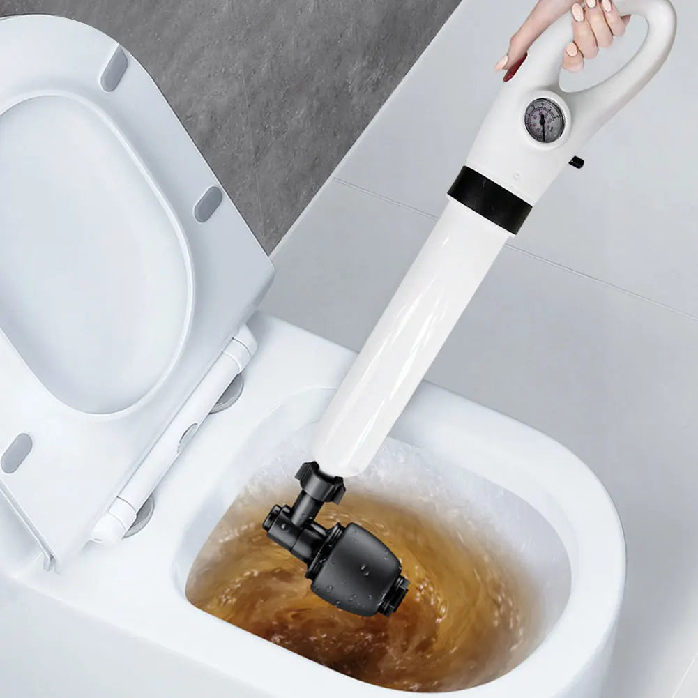 Drain Clog Remover Tool Manual Powerful Pneumatic Dredge Equipment Drain Unblocker for Kitchen Sink Toilet Bathroom Clogged Pipe