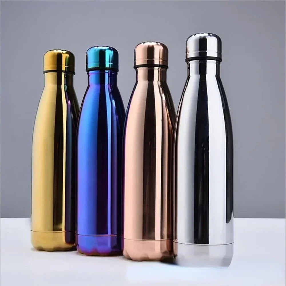 500/1000ml Double-Wall Insulated Vacuum Flask Stainless Steel Thermos Water Bottle Cola Water Beer for Sport Bottle