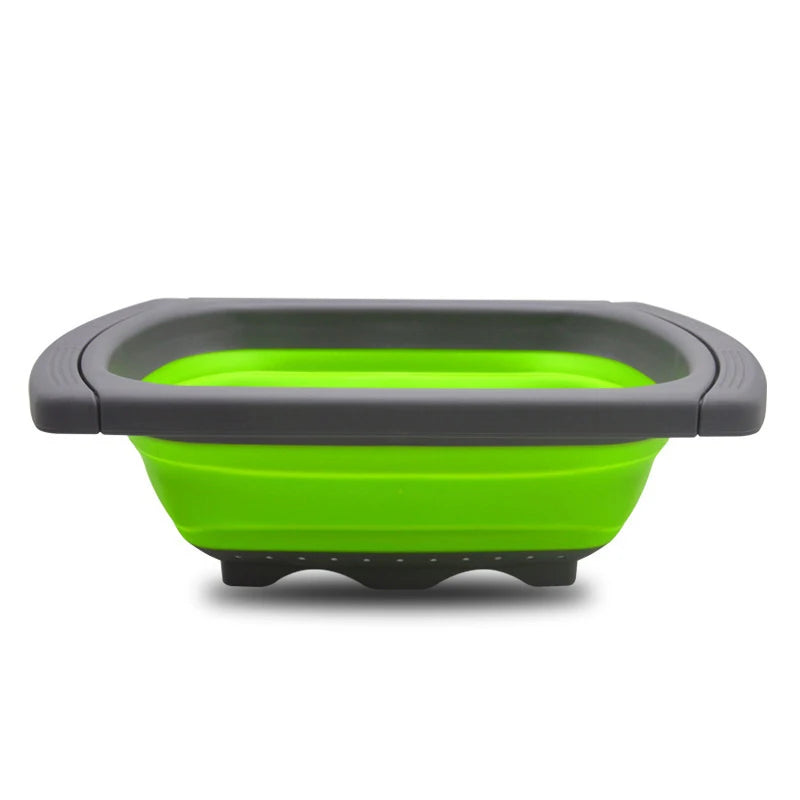 Handles Colander Strainer Over The Sink Vegetable Fruit Colanders Strainers Collapsible Colander With Extendable