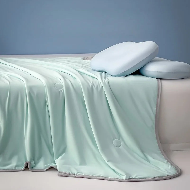 Summer Cooling Comforter Grade A Air Condition Comforter Breathable Cool Comforter for Hot Sleepers and Night Sweats Nap Blanket