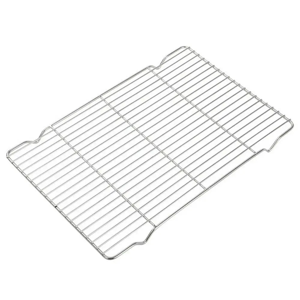 New Stainless Steel Cooling Rack Non-stick Silver BBQ Tray Cake Cooler