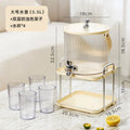 New luxury cold water bottle kettle with faucet Japanese large-capacity household fruit tea drinks cold water bucket picnic set