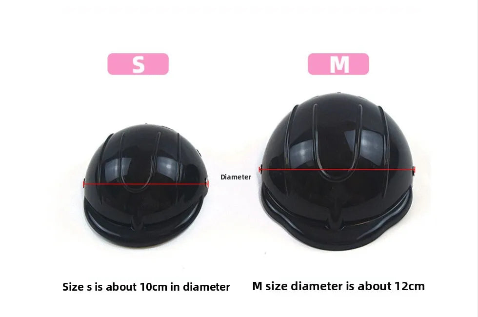 New pet hard hat helmet cat dog headgear pet locomotive hat headgear pet toy hat pet helmet