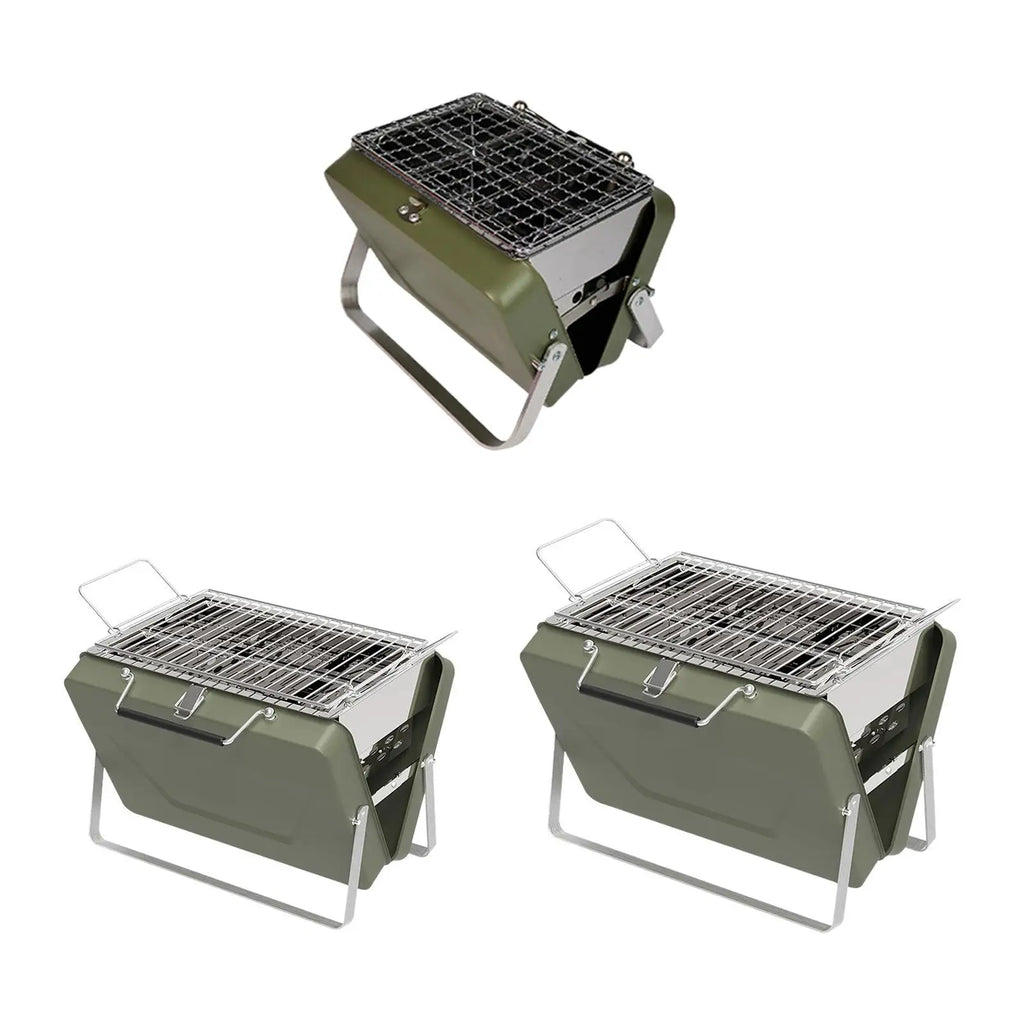 BBQ Grill Portable Mini Simple to Use Steady Small Medium Large Tailgating for Campfire Cooking Backyard Picnic Camping Domestic