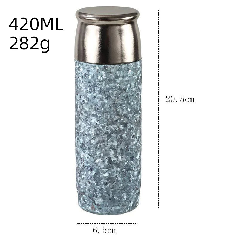 Titanium Thermos 420ML 14OZ Tea Infuser Insulated Mug Tumbler Thermal Cup Water Bottle for Vacuum Flasks termo titanio titane