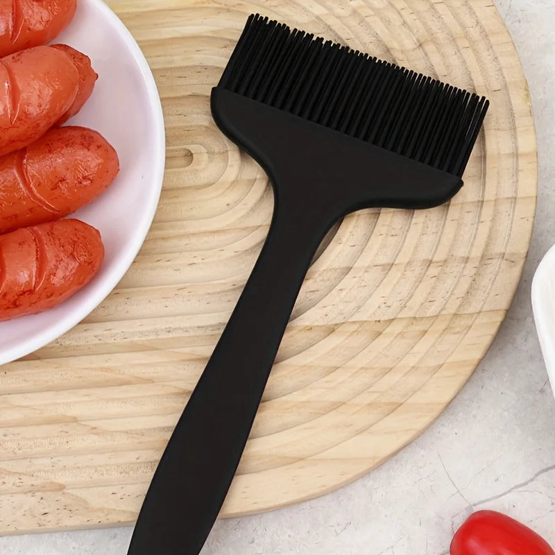 Heat Resistant Large Oil Brush BBQ Pastry Brush Silicone Basting Brush Extra Wide Basting Brush for Cooking Marinade Grilling