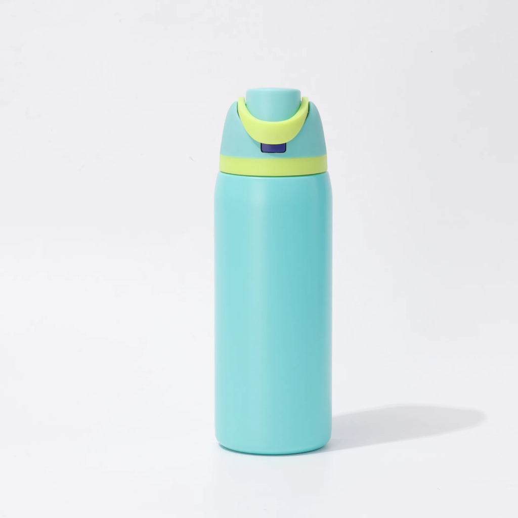 304 stainless steel insulated cup, dual-purpose fruit cup, sports climbing portable large-capacity handheld flip cup