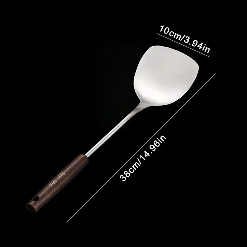 Kitchen Companion Iron Wok Spatula & Ladle; Ideal for Cooking with Stainless Steel Equipment