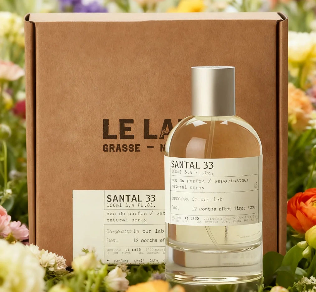 Santal 33 eau de toilette 3.4oz/100ml - neutral and lasting fragrance, new gift box, ideal gift for lovers, perfect choice