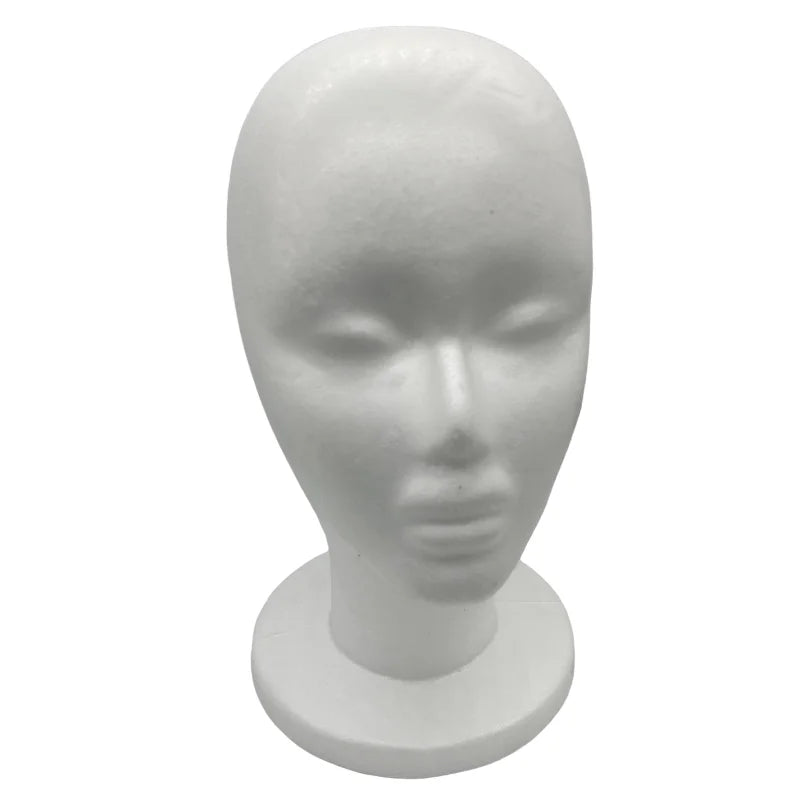 high Mannequin Head Polystyrene Foam Hat Glasses Display Hat Wig Display Stand Rack Mannequin Manikin Head Model