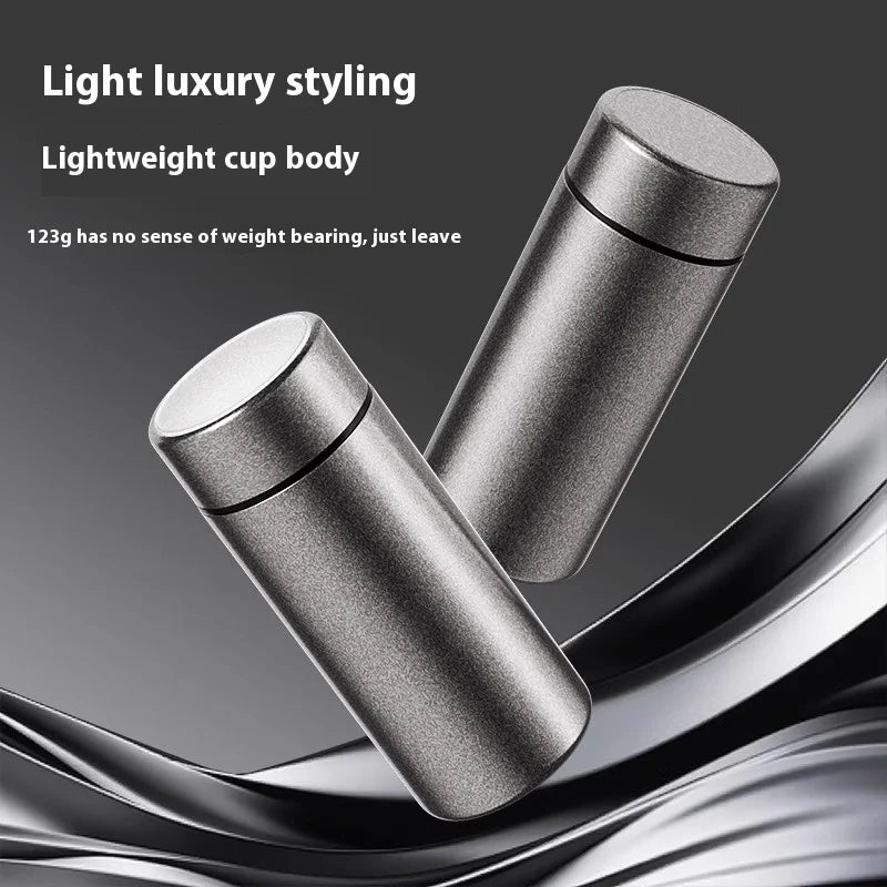 Pure Titanium Insulated Cup Men And Women'S Water Cup Portable Tea Cup Tea Water Separation Titanium Cup Cold Insulation Bottle