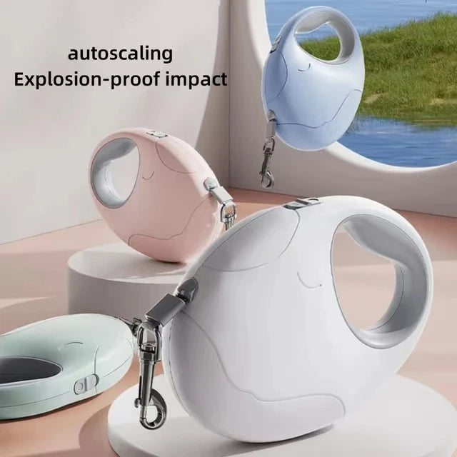 3/5M Retractable Cat Small Dog Leash Traction Rope Reflective Belt Automatic Flexible Leash For Small Medium Dog Product