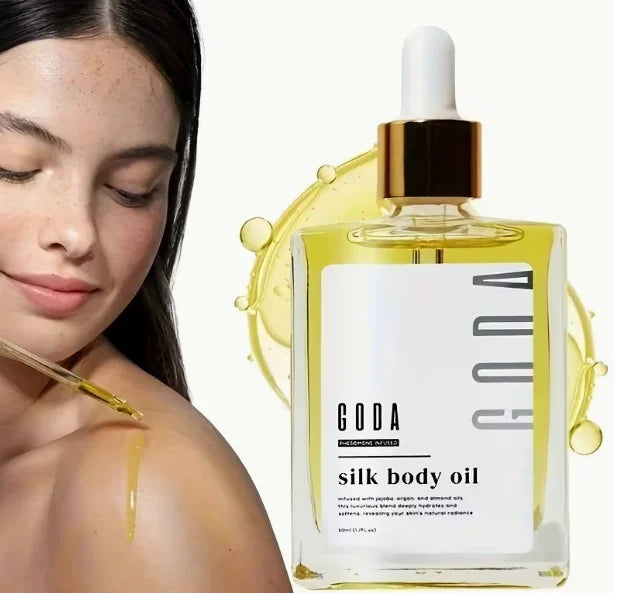 GODA 3-in-1 Pheromone Perfume & Body Oil for Women & Unisex Long-Lasting Moisturizing Light Beige Care with 24-Hour Hydration