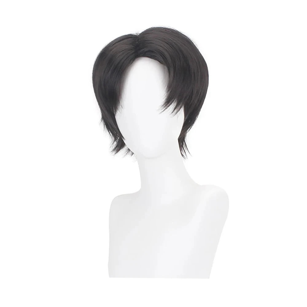 High-Quality Anime Jujutsu Kaisen Yuta Okkotsu Cosplay Synthetic Short Hair Black Suitable For Daily Party Heat-Resistant Wig