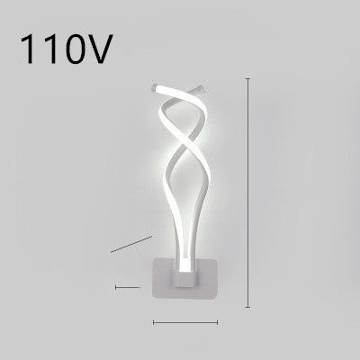 Nordic Minimalist LED Wall Lamp for Modern Bedroom & Living Room