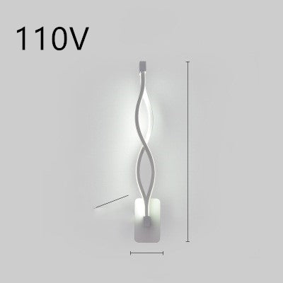 Nordic Minimalist LED Wall Lamp for Modern Bedroom & Living Room