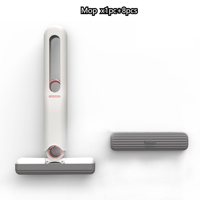 Mini Sponge Squeeze Mop for Sink, Glass & Desk Cleaning